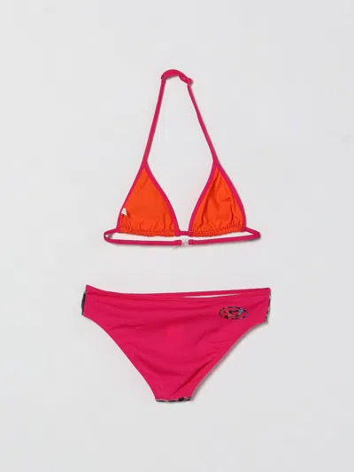 Diesel Miley Triangle Bikini In Red