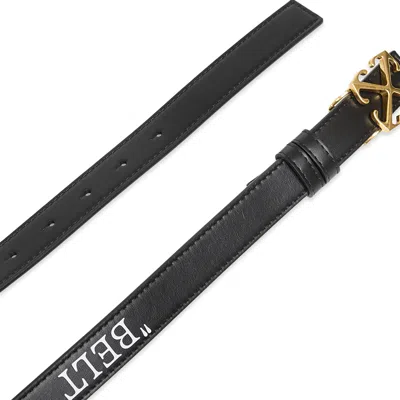 Off-white Arrow Belt In Black
