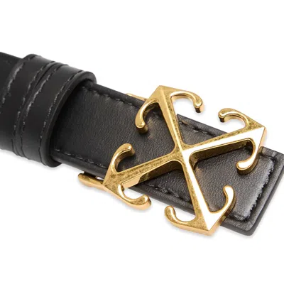 Off-white Arrow Belt In Black