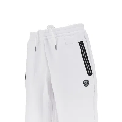 Ea7 Logo-patch Drawstring Shorts In Multi