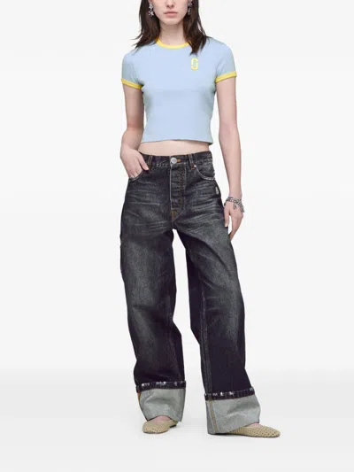 Marc Jacobs Pop J Marc Ringer T-shirt In Blue