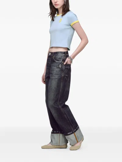 Marc Jacobs Pop J Marc Ringer T-shirt In Blue