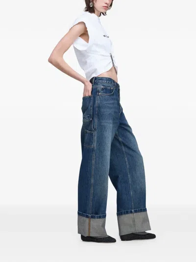 Marc Jacobs Pop J Marc Draped T-shirt In White