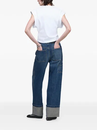 Marc Jacobs Pop J Marc Draped T-shirt In White