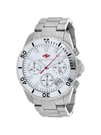 Seapro Scuba 200 43mm Watch In Silver