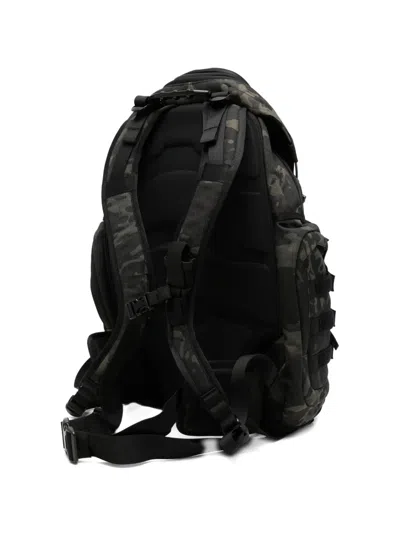 Oakley Camouflage-print Multi-pocket Backpack In Black