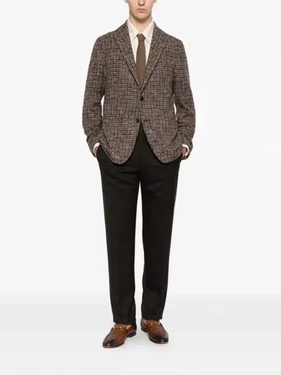 Tagliatore Single-breasted Blazer In Multi