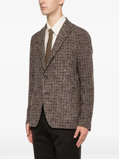 Tagliatore Single-breasted Blazer In Multi