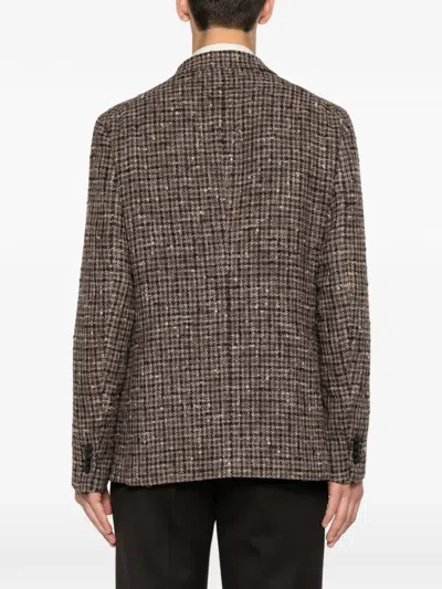 Tagliatore Single-breasted Blazer In Multi