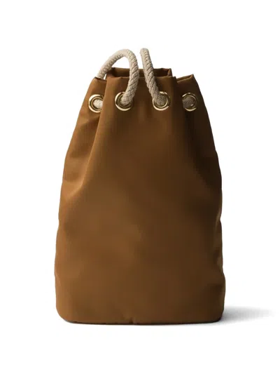 Prada Re-nylon Smartphone Case In Brown