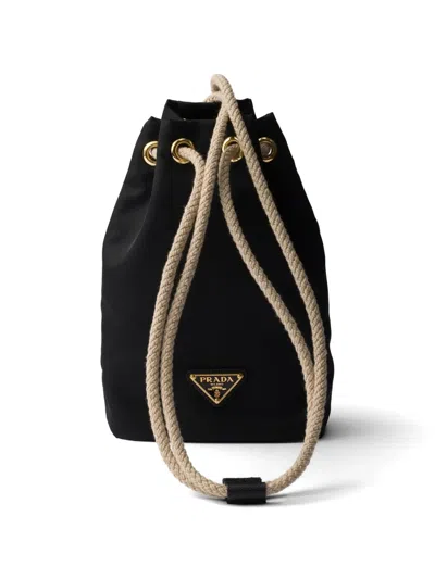 Prada Re-nylon Smartphone Case In Black