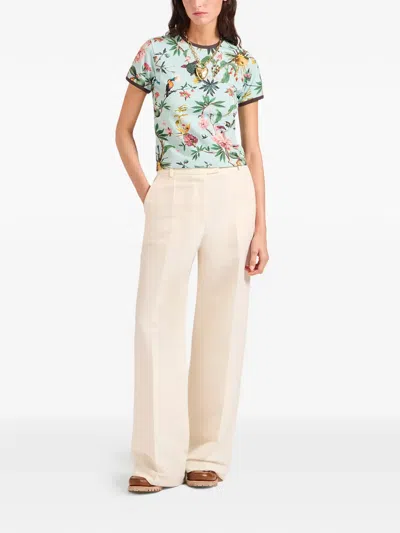 La Doublej The Cu-tee Crop In Green