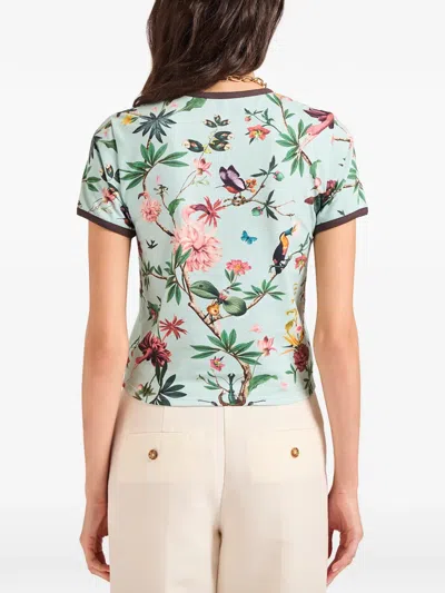 La Doublej The Cu-tee Crop In Green
