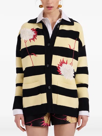 La Doublej Derby Cardigan In Black