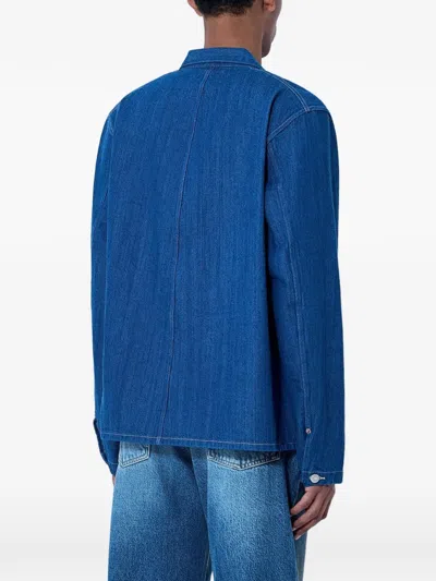 Levi's Denim Button-down Jacket In Blue