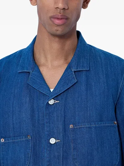 Levi's Denim Button-down Jacket In Blue