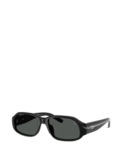 Diesel Rectangle-frame Sunglasses In Black