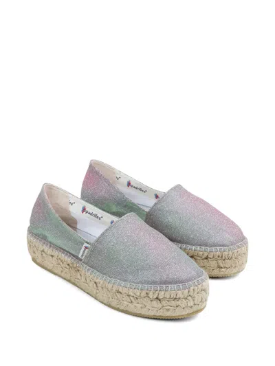 Espadrilles Dommy Glitter-effect Platform  In Multi