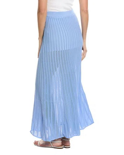 Solid & Striped Bridget Maxi Skirt In Blue