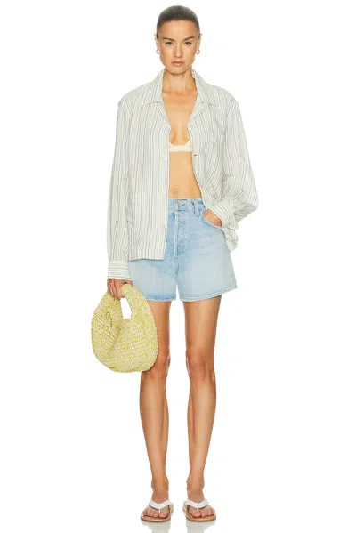 Agolde Leith Short In Blue
