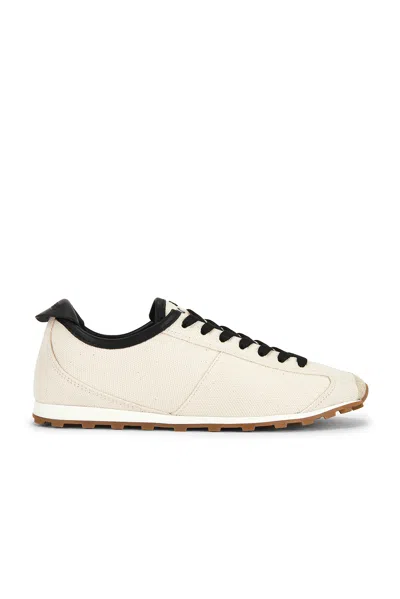 Jacquemus Les Tennis Leather-trimmed Canvas Sneakers In White