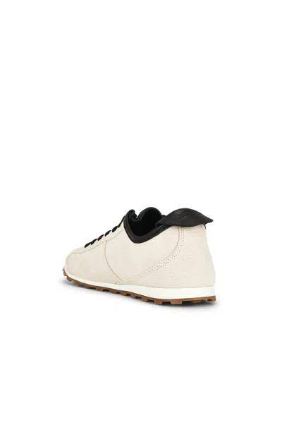 Jacquemus Les Tennis Leather-trimmed Canvas Sneakers In White