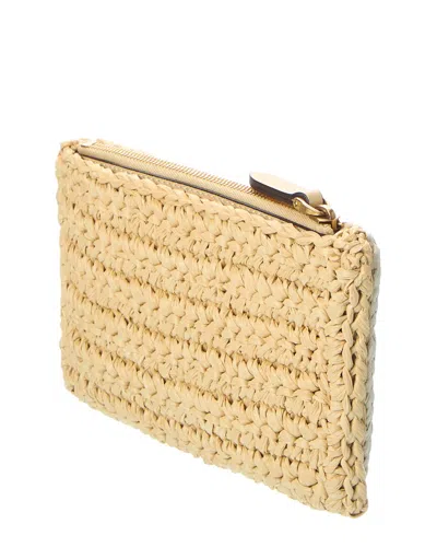 Valentino Garavani Vivasuperstar Crochet Clutch Bag In Neutral