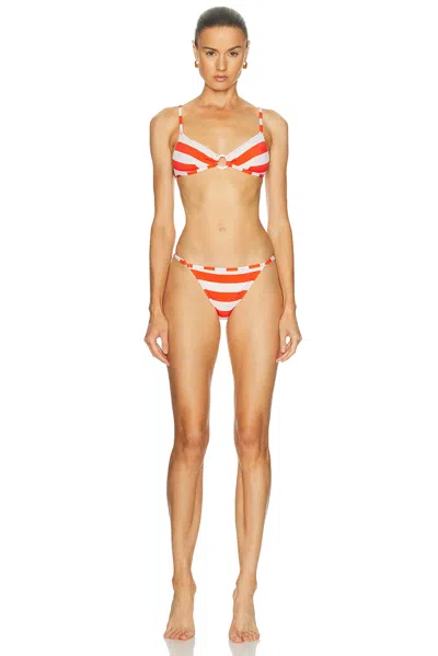 Solid & Striped The Lulu Bikini Bottom In Red