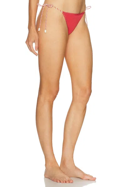 Solid & Striped The Harlow Bikini Bottom In Red
