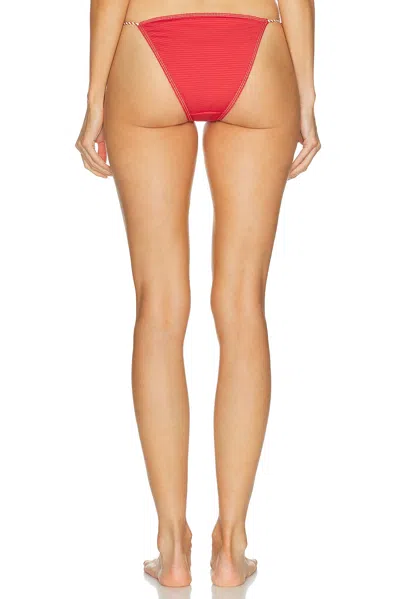 Solid & Striped The Harlow Bikini Bottom In Red