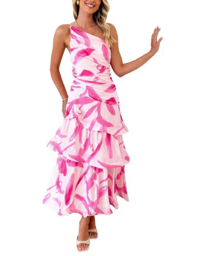 Leon Gori Maxi Dress In Pink