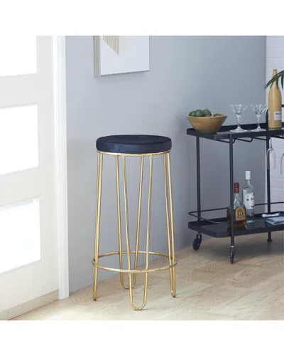 Peyton Lane Bar Stool In Black
