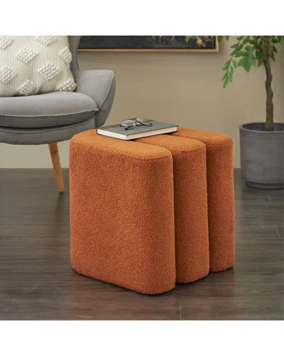 Peyton Lane Ottoman In Brown