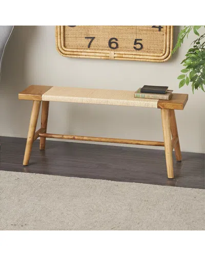 Peyton Lane Handmade Bench In Brown
