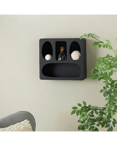 Peyton Lane Wall Shelf In Black