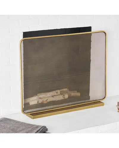 Peyton Lane Fireplace Screen In Gold