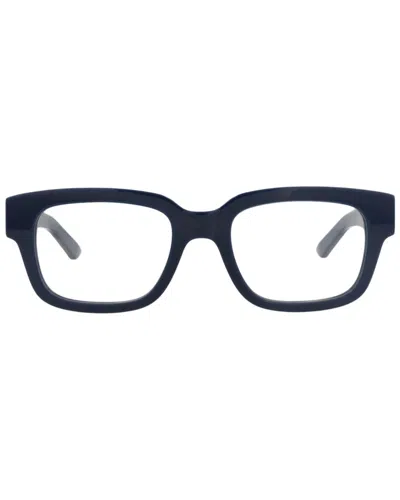 Alexander Mcqueen Men's 52mm Optical Frames In Blue