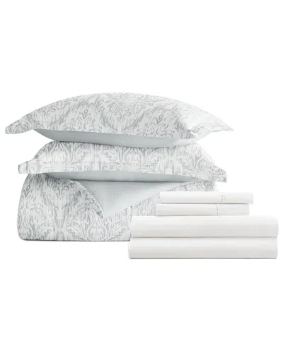 Home Collection Bedding Bundle Comforter & Sheet Set In White