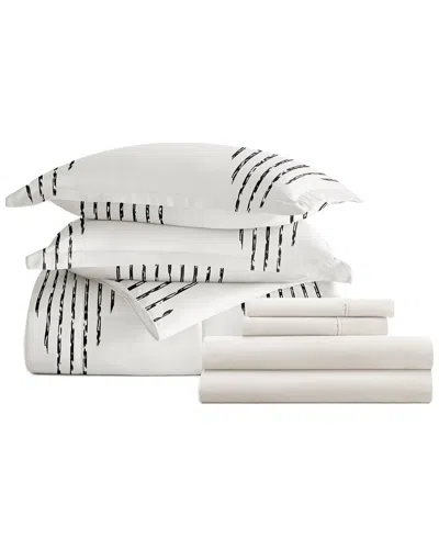 Home Collection Bedding Bundle Comforter & Sheet Set In Gray