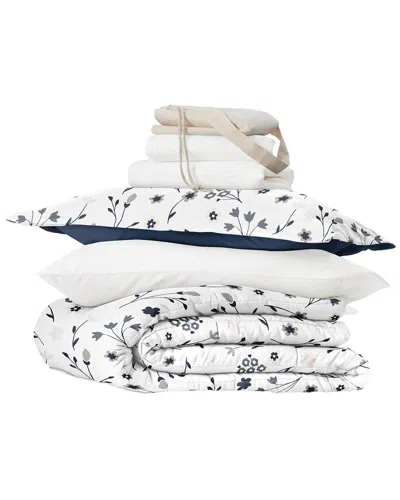 Home Collection Campus Ready Dorm Bedding Bundle In Blue