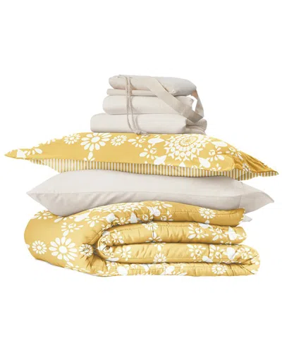 Home Collection Campus Ready Dorm Bedding Bundle In Yellow