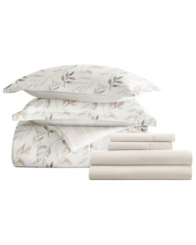 Home Collection Bedding Bundle Comforter & Sheet Set In Neutral