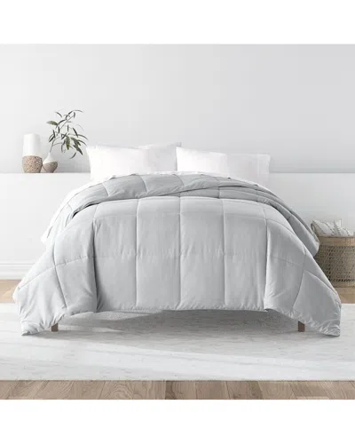 Home Collection All Season Lightweight Down Alternative Solid Comforter In Gray