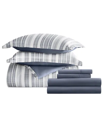 Home Collection Bedding Bundle Comforter & Sheet Set In Blue