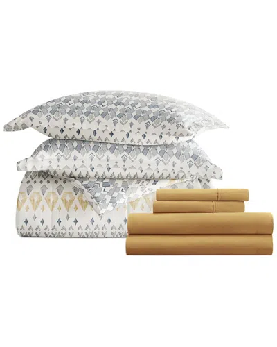 Home Collection Bedding Bundle Comforter & Sheet Set In Multi