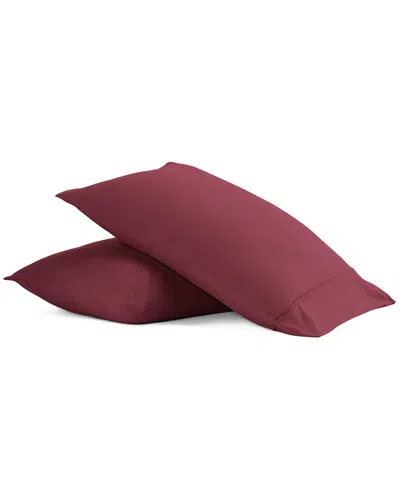 Home Collection Premium Ultra Soft 2pc Pillow Case Set In Red