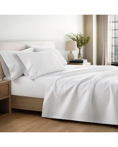 Home Collection Ditsy Bow Pattern Sheet Set In Pink