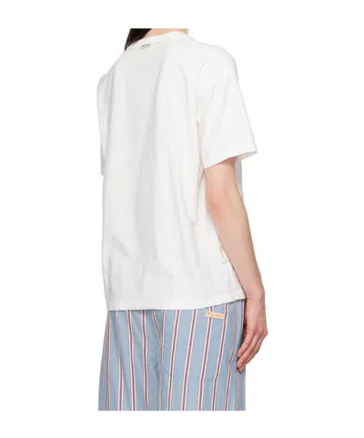 Bode White Crest Reversible T-shirt In White