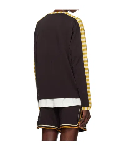 Bode Medalist Long-sleeved T-shirt In Black