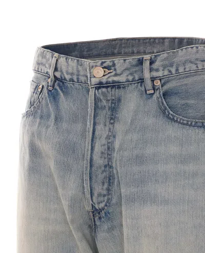 Auralee Belt Loop Jeans In Blue